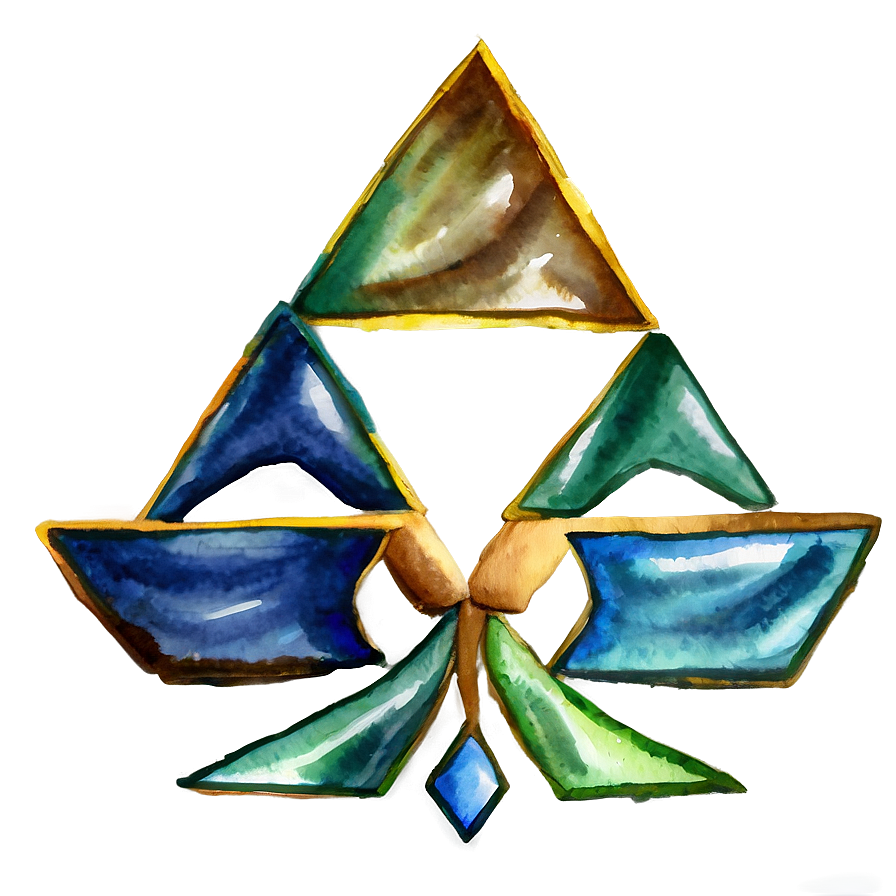 Triforce Watercolor Png Inr