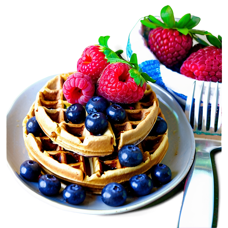 Triple Berry Waffle Png Kix