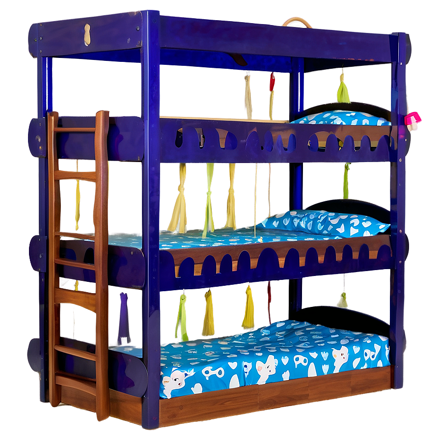 Triple Bunk Bed Png 06132024