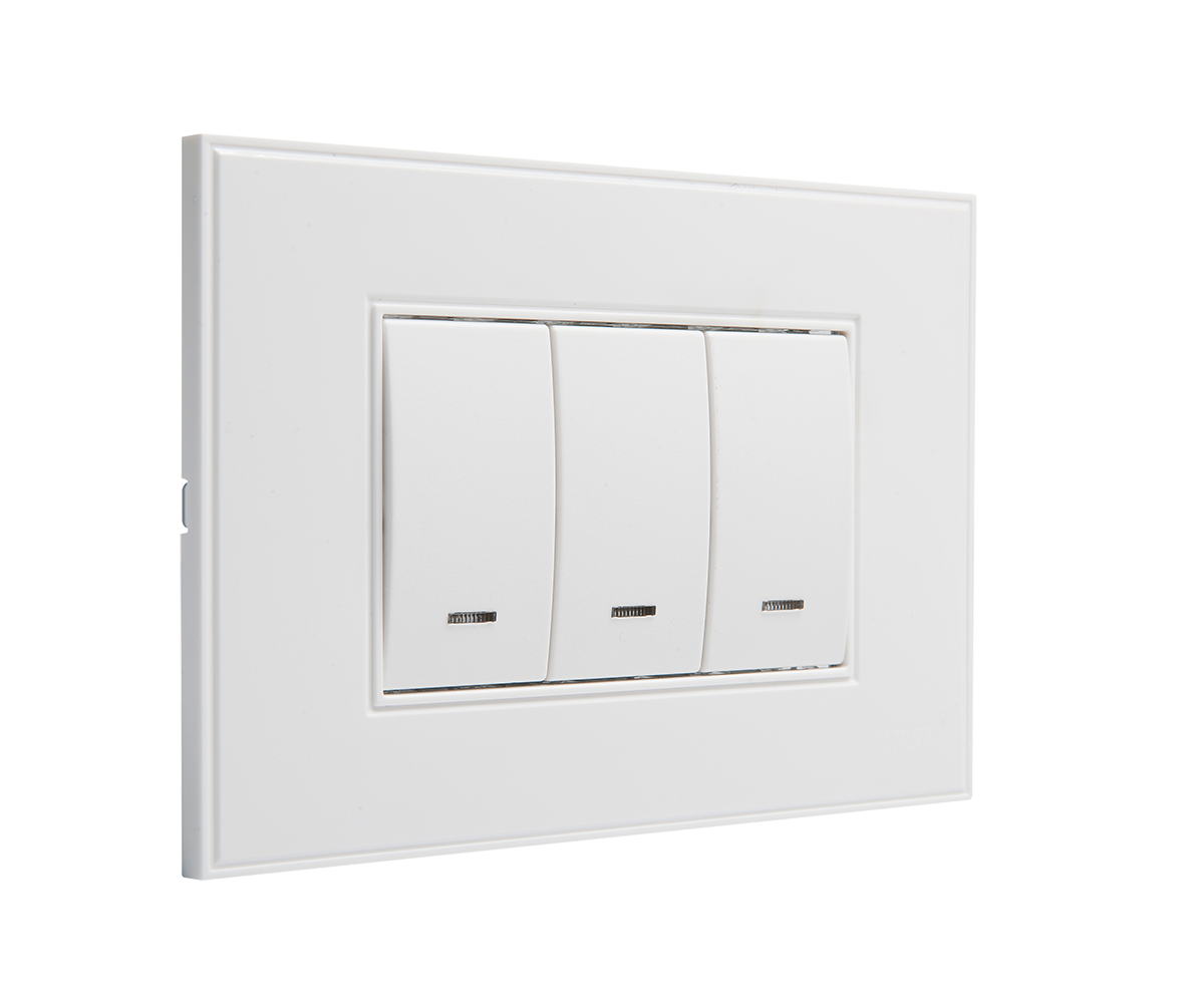 Triple Light Switch Panel