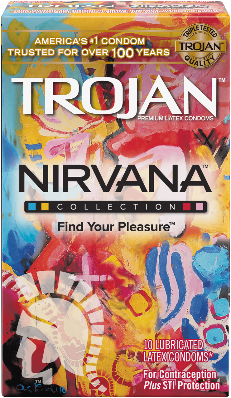 Trojan Nirvana Collection Condom Package