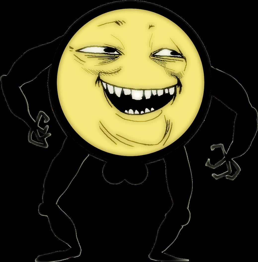 Troll Face_ Cartoon_ Character