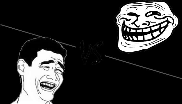 Troll Face Versus Yao Ming Meme