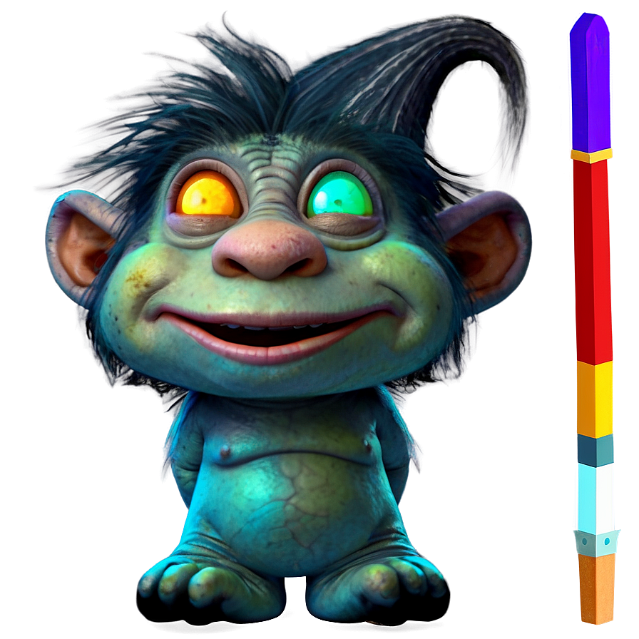 Troll With Magic Wand Png Ics