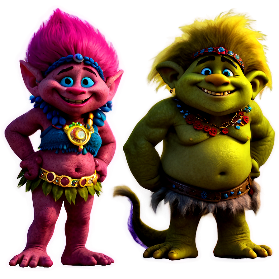 Trolls Adventure Scenes Png Efn