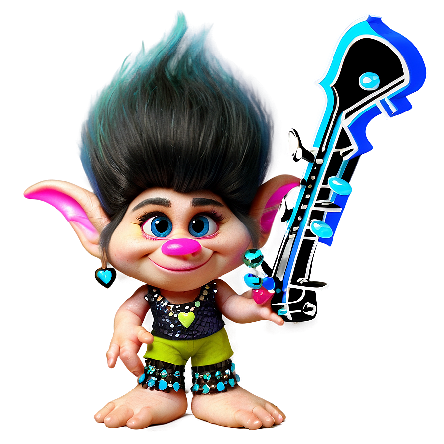 Trolls Glam Rock Png Btv