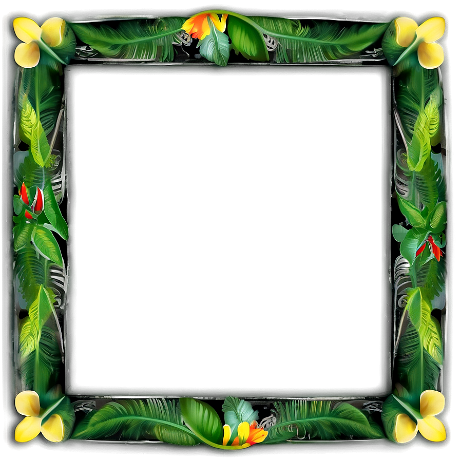 Tropical Adventure Frame Png Bnd59