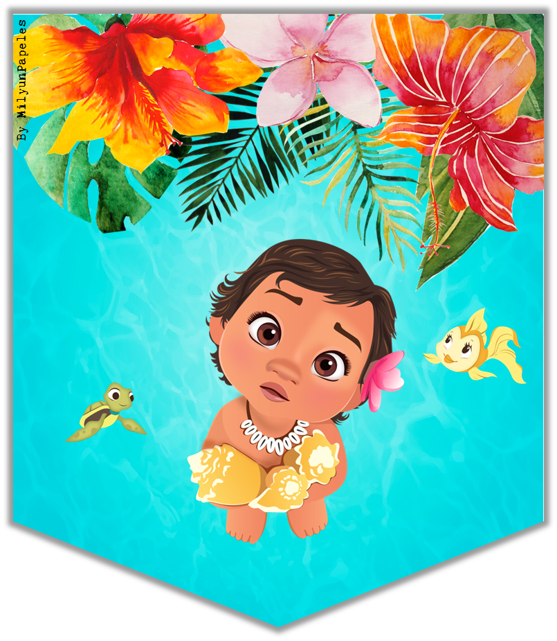 Tropical Animated Character Banner