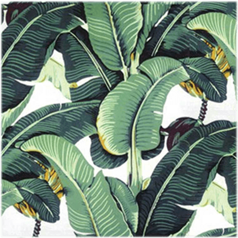 Tropical Banana Leaf Pattern