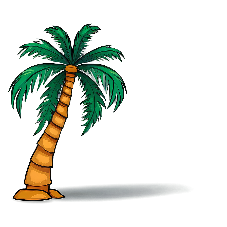 Tropical Cartoon Palm Tree Png Hyv19