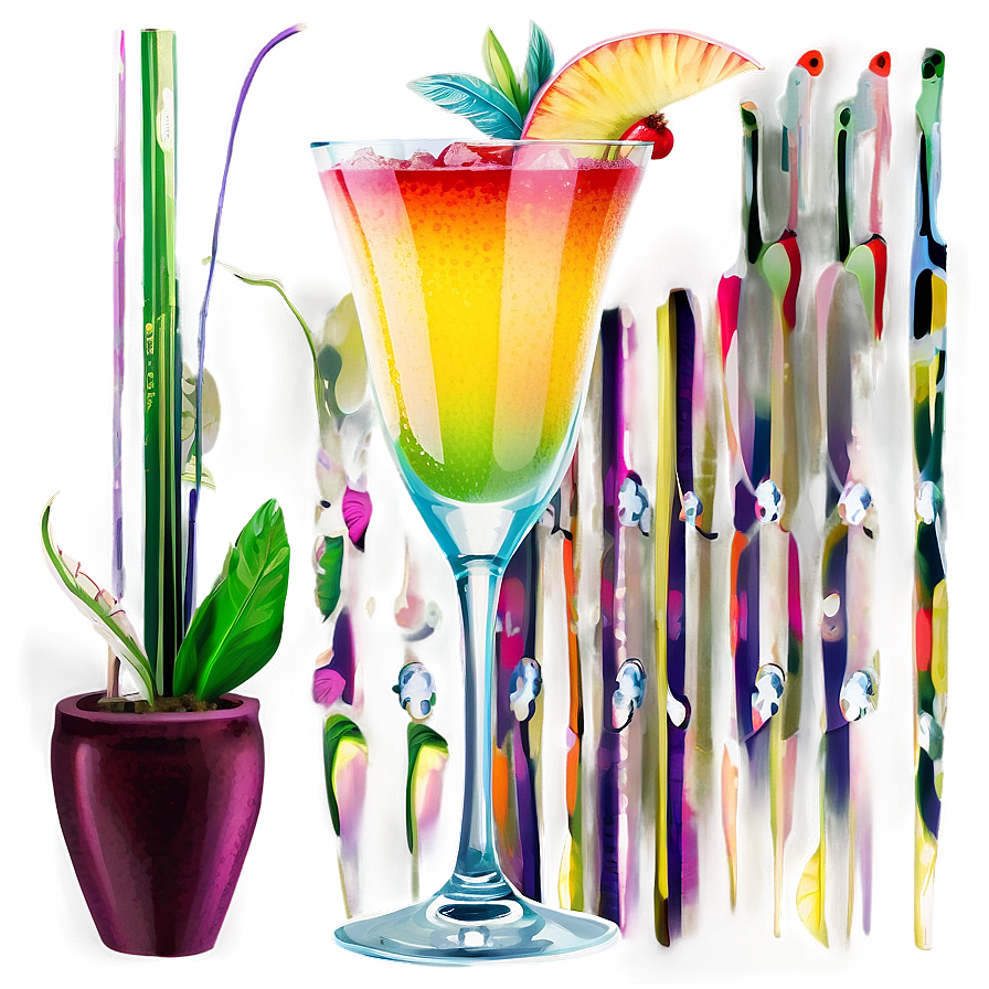 Tropical Cocktail Collection Png 97