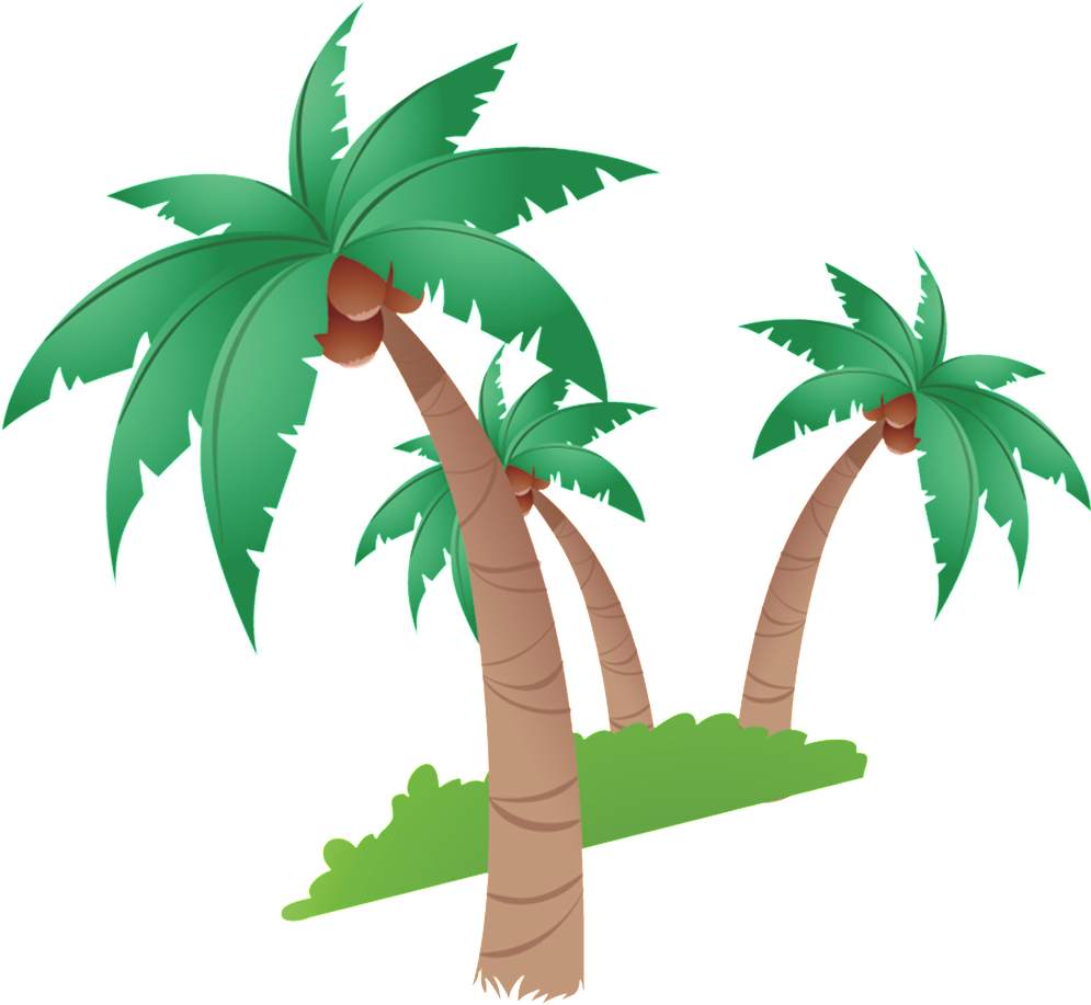 Tropical_ Coconut_ Trees_ Vector