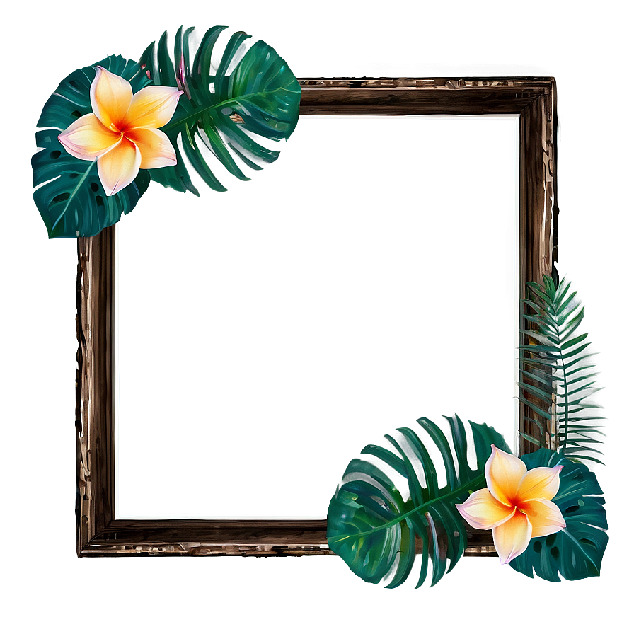 Tropical Escape Frame Png 21