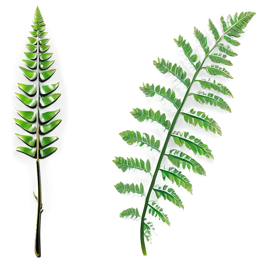 Tropical Fern Leaf Icon Png 97