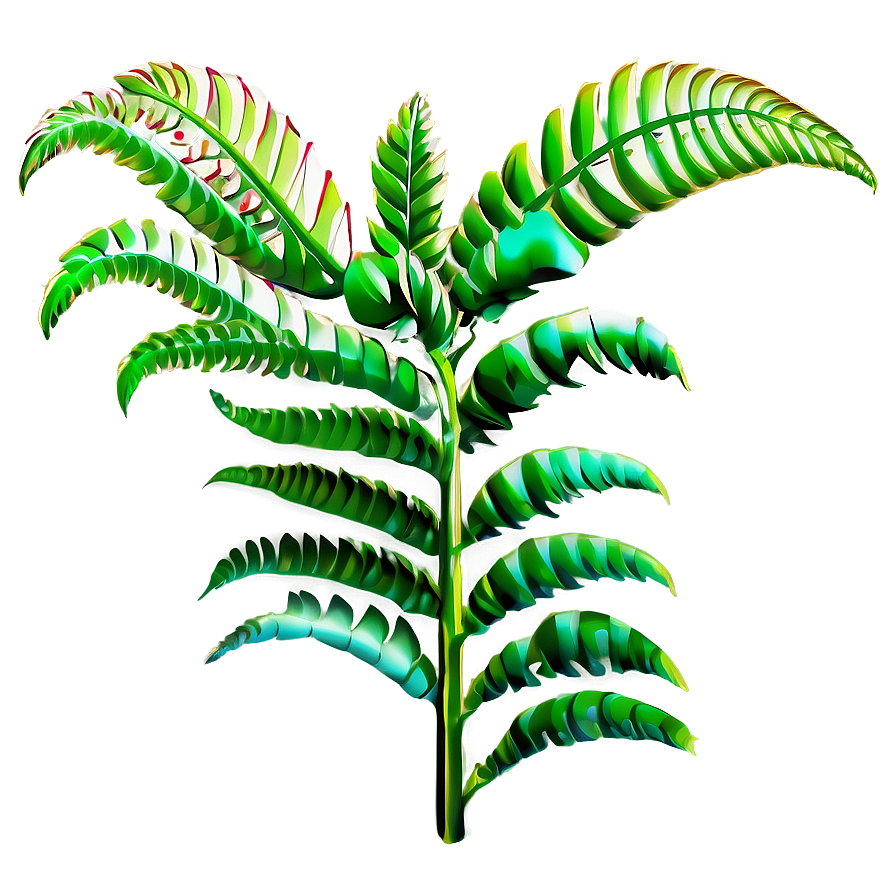 Tropical Fern Plant Png 06272024