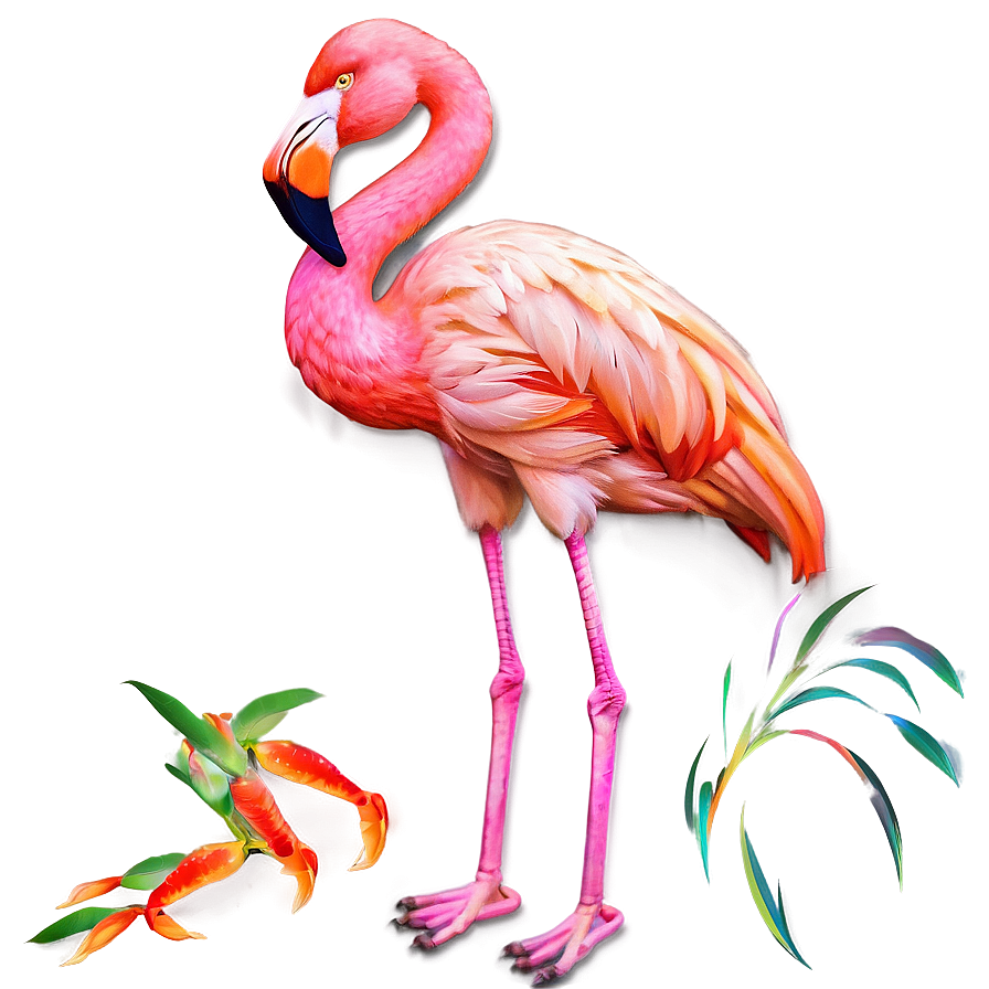 Tropical Flamingo Fiesta Png Cum