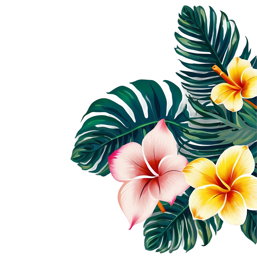 Tropical Floral Pattern Png 06202024