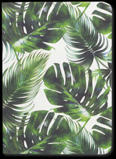 Tropical Green Leaves Pattern