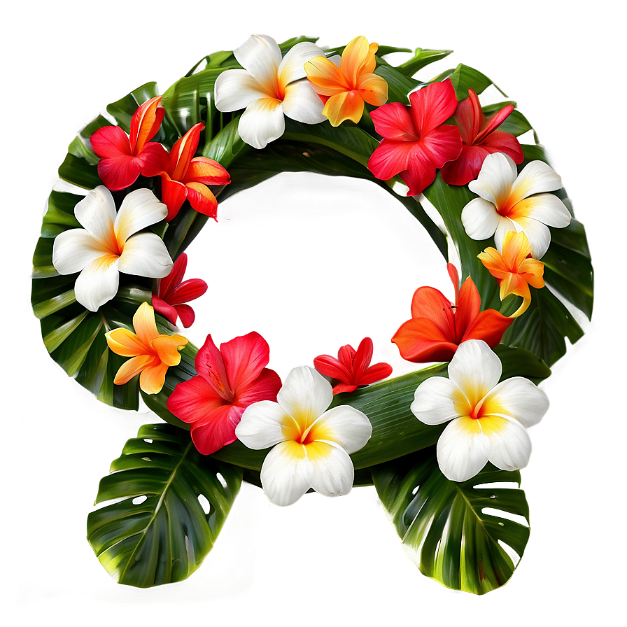 Tropical Hawaiian Lei Png 66