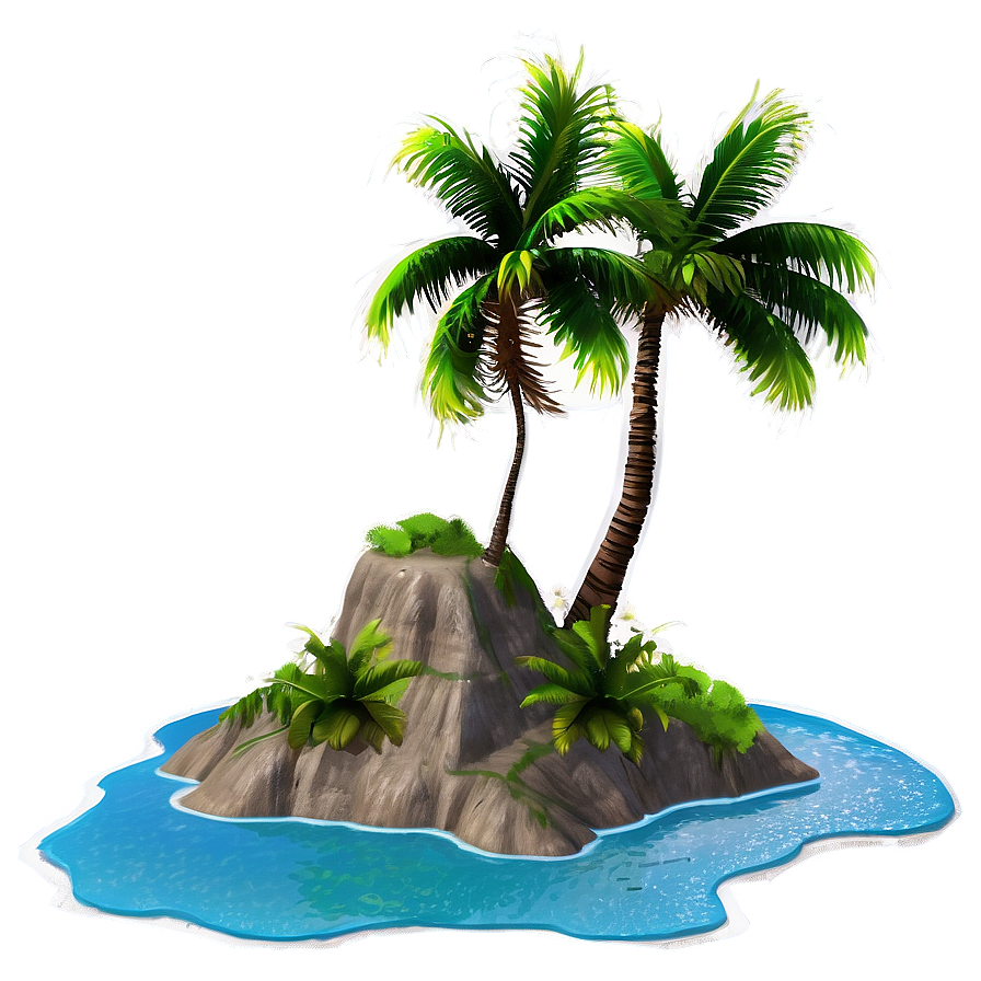 Tropical Island Paradise Png 37