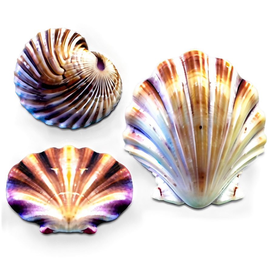 Tropical Island Seashells Png 06132024