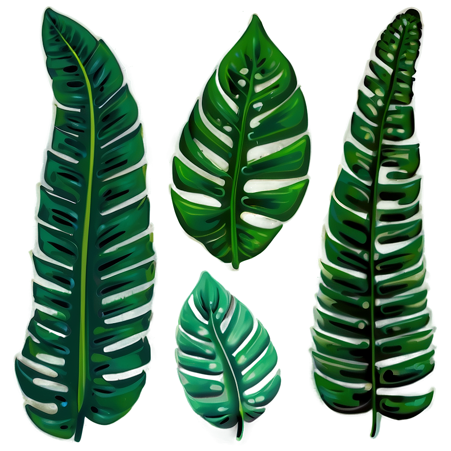 Tropical Leaf Arrangement Png 47