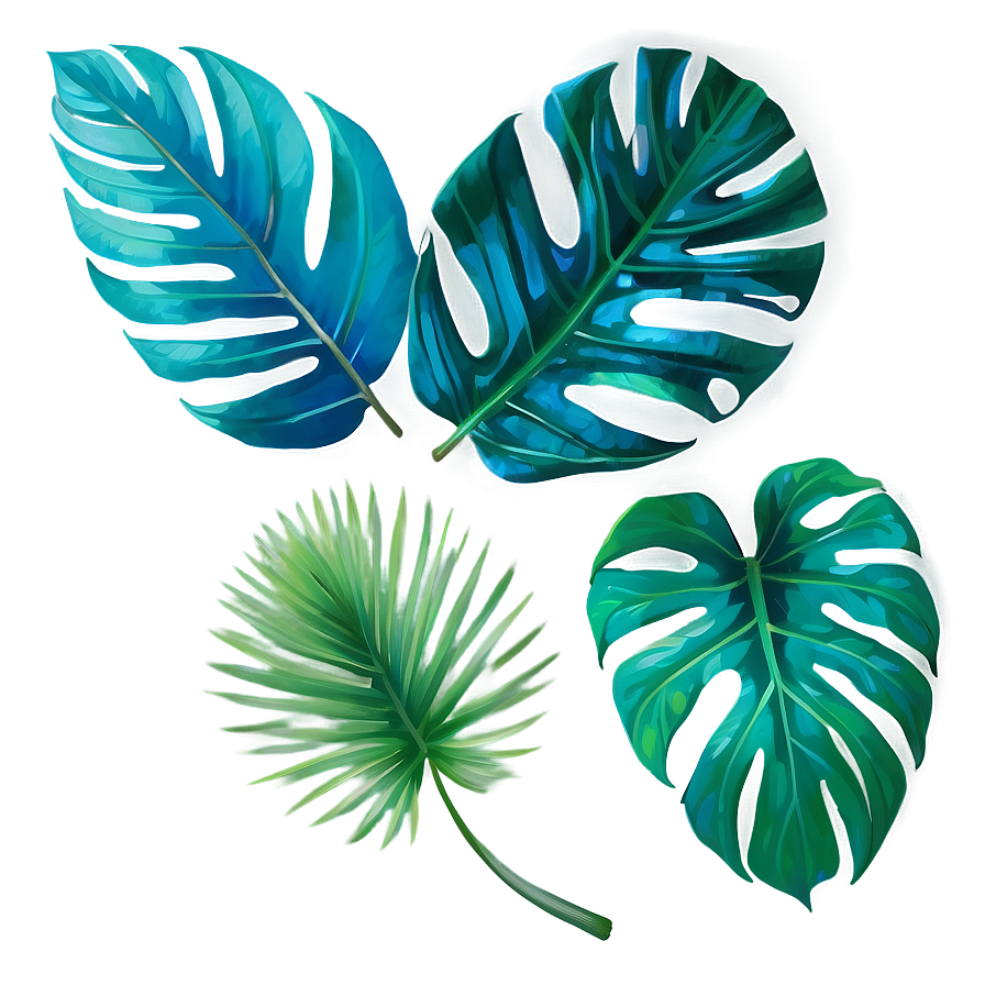 Tropical Leaf Bundle Png Lco94