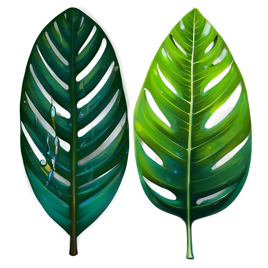 Tropical Leaf Collection Png 93