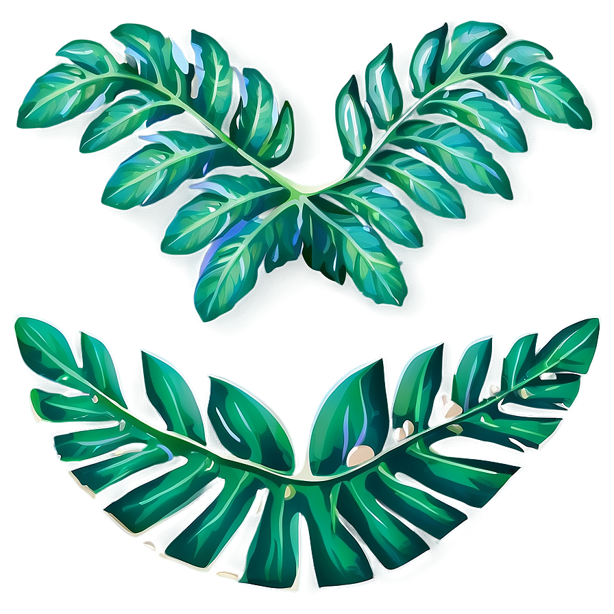 Tropical Leaf Element Png Lqq