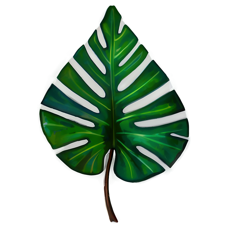 Tropical Leaf Watercolor Png Ope