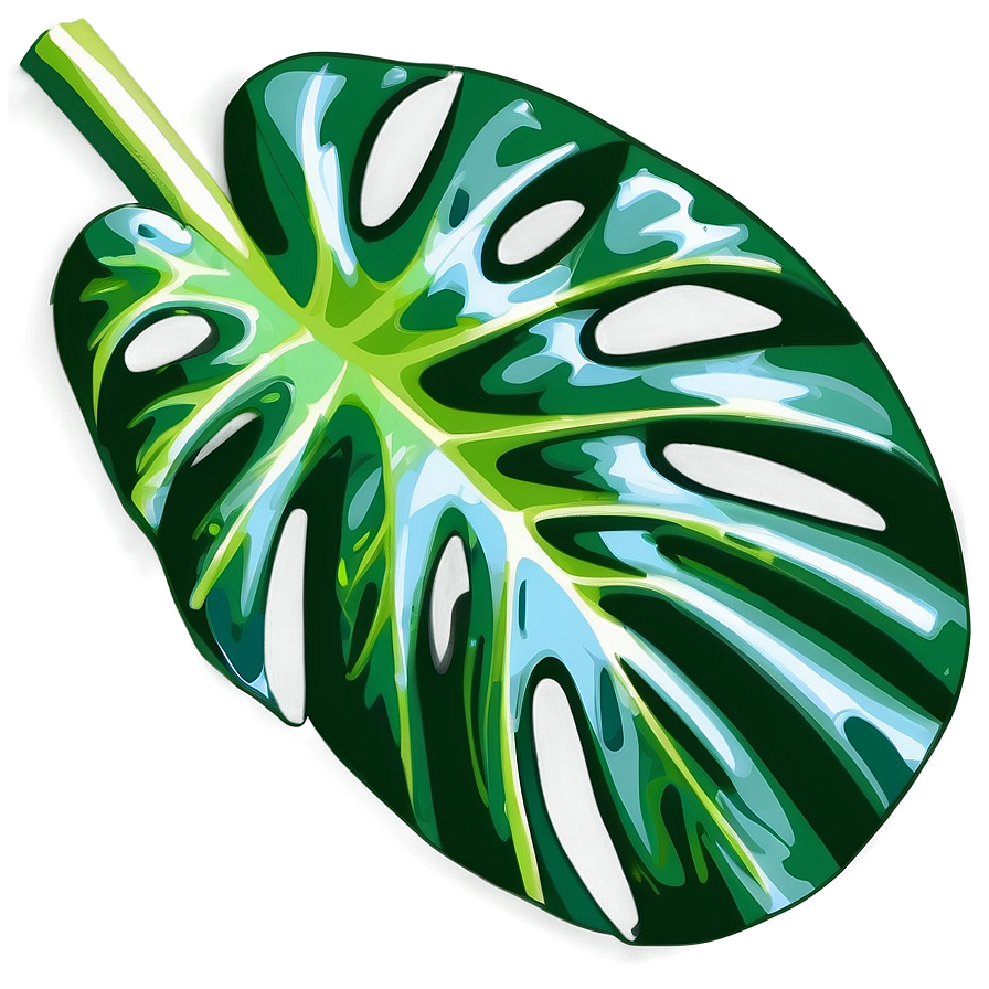 Tropical Monstera Leaf Png Vbk89