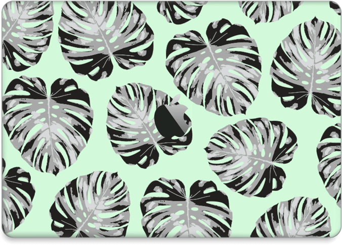 Tropical Monstera Mac Book Skin