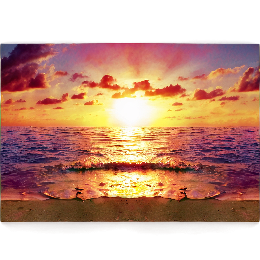 Tropical Ocean Sunset Png 81
