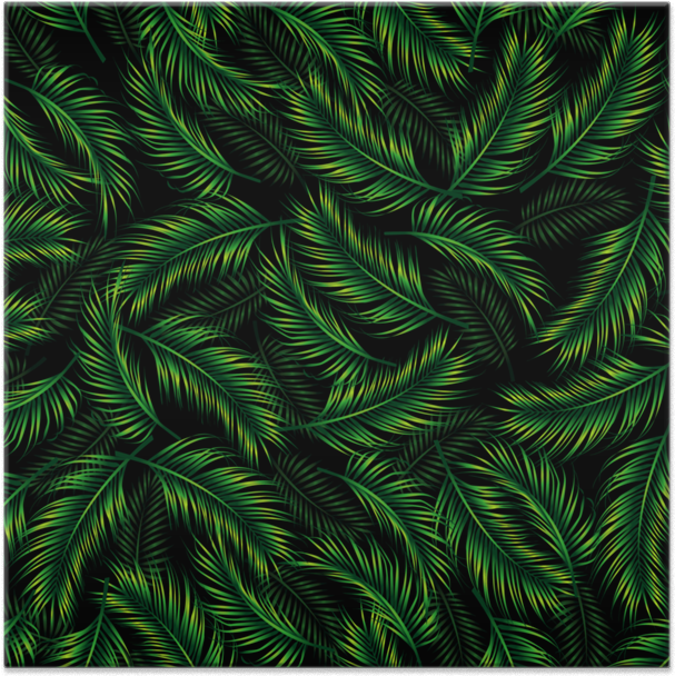 Tropical Palm Leaves Pattern