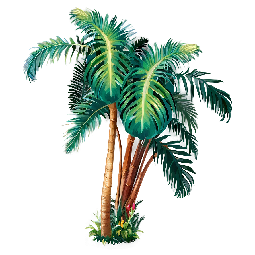 Tropical Palm Plant Png Akv