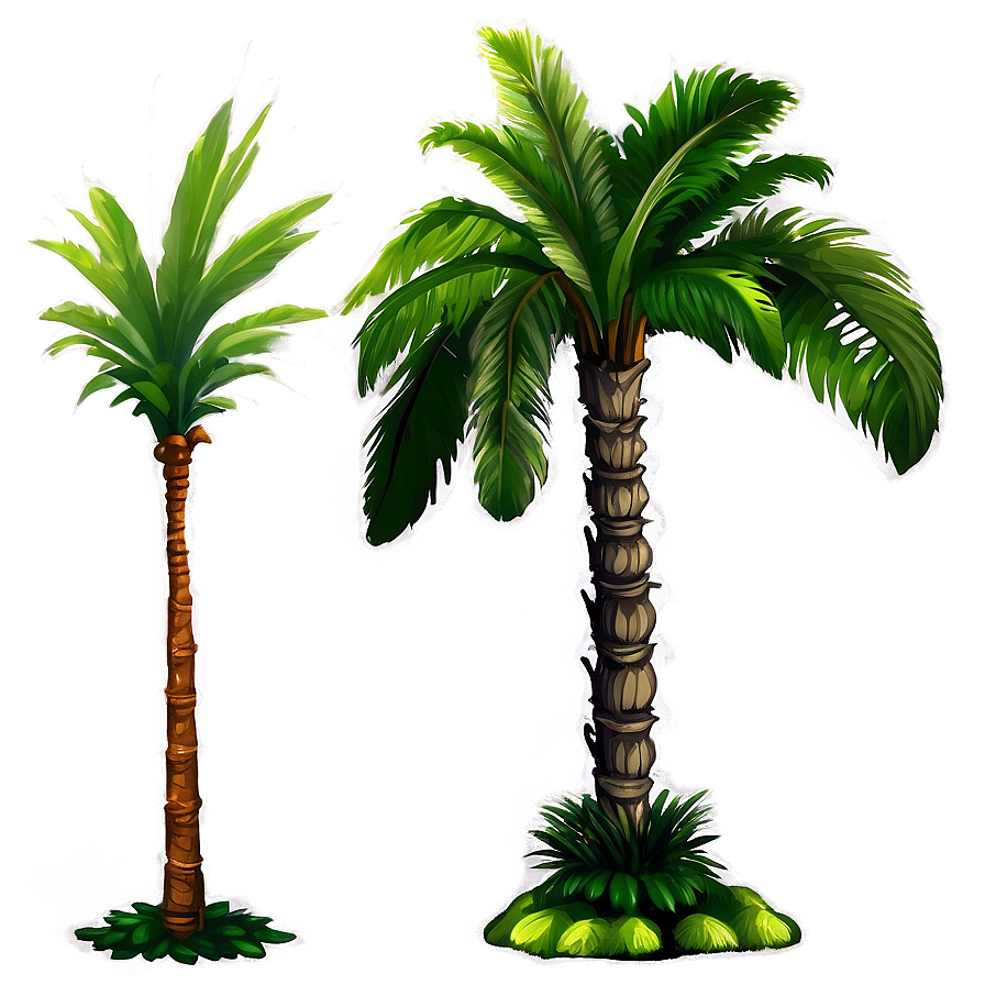 Tropical Palm Plants Png Qdy70