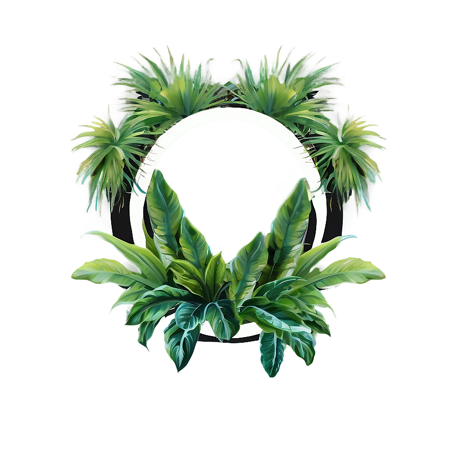 Tropical Plant Frames Png Xvn