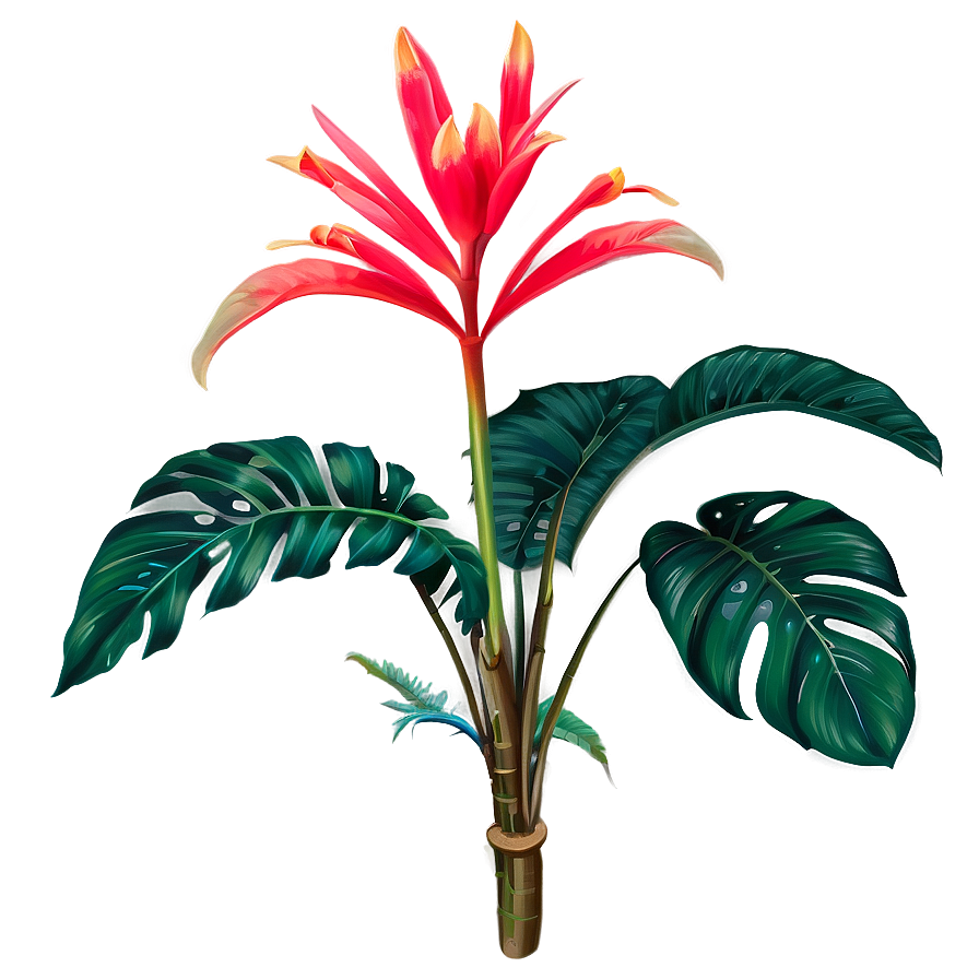 Tropical Plant Set Png 06252024