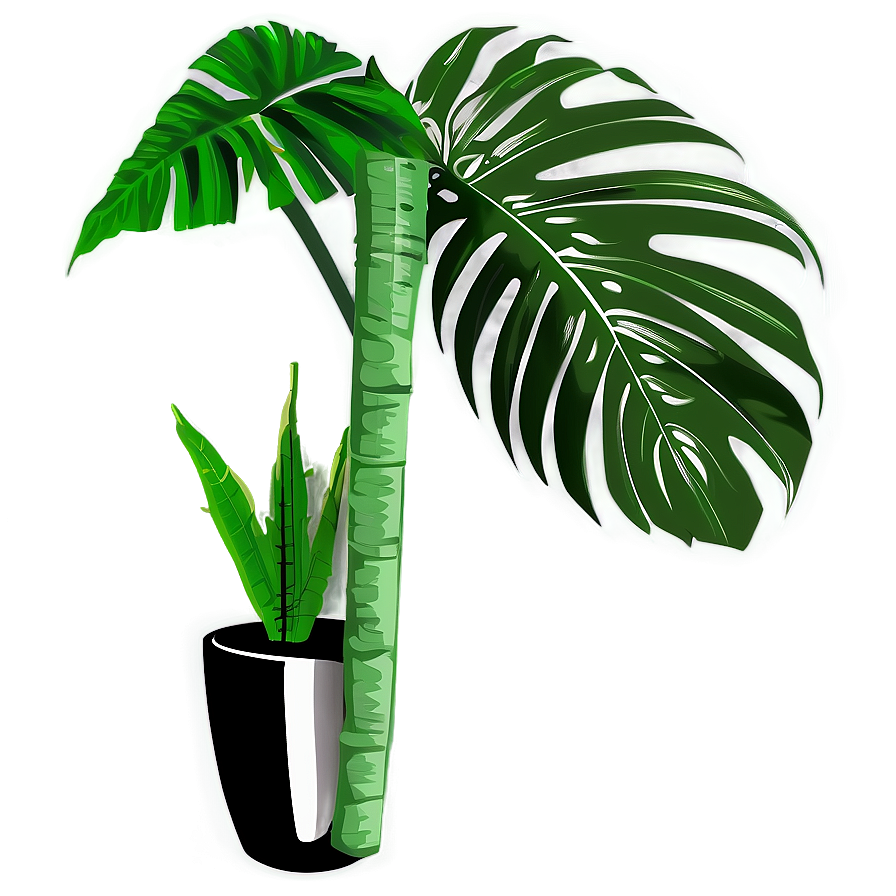 Tropical Plant Silhouette Png 06272024