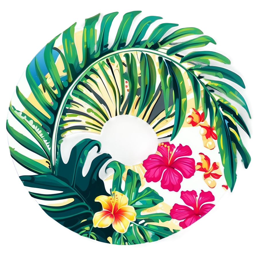 Tropical Summer Vibes Png Mia