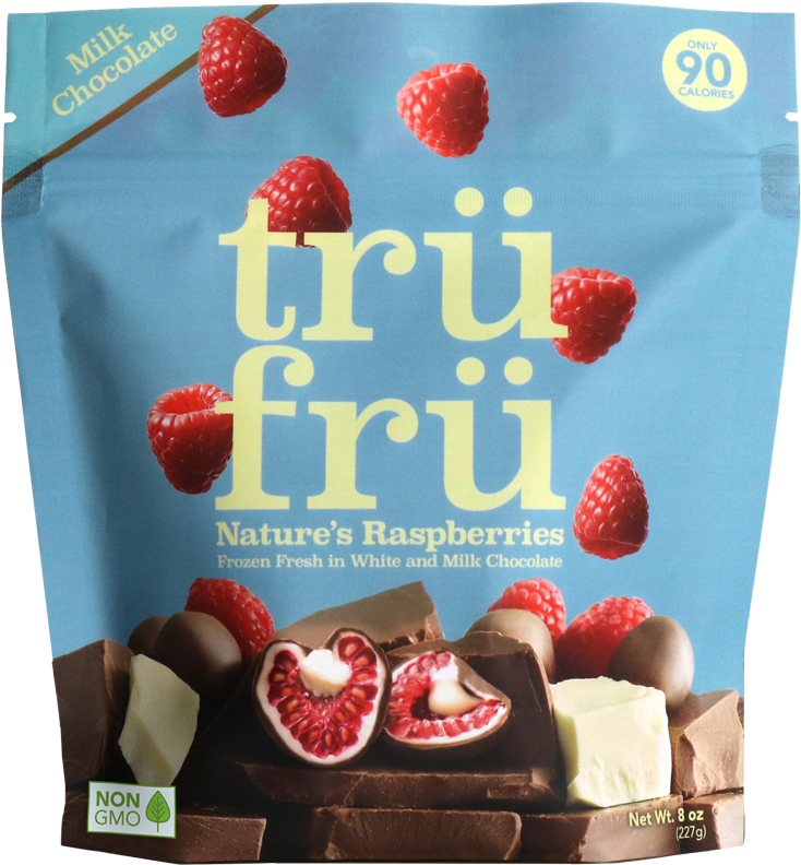 Tru Fru Frozen Raspberries Chocolate Package