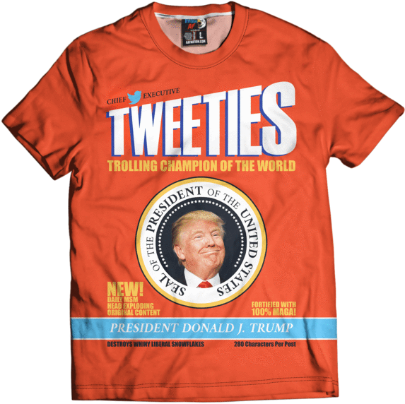 Trump Tweeties Trolling Champion T Shirt