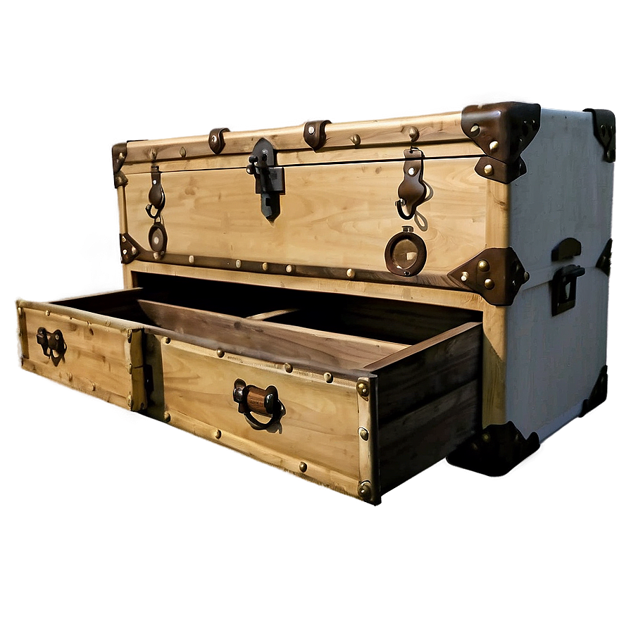 Trunk With Drawers Png Wap