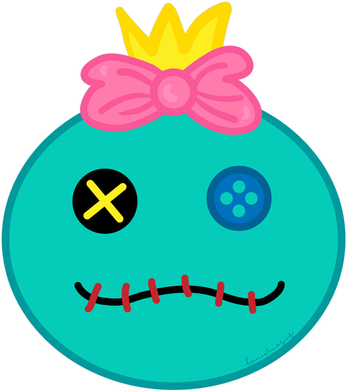 Tsum Tsum Characterwith Crownand Bow