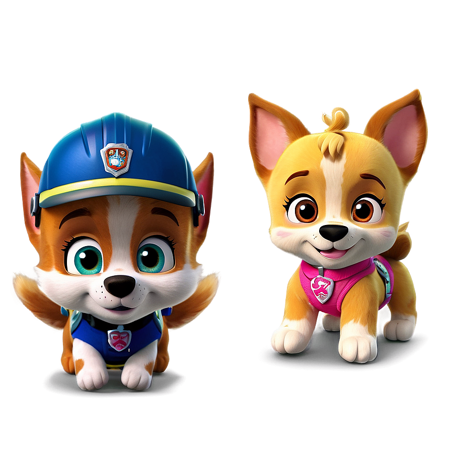 Tuck And Ella Paw Patrol Png Niw