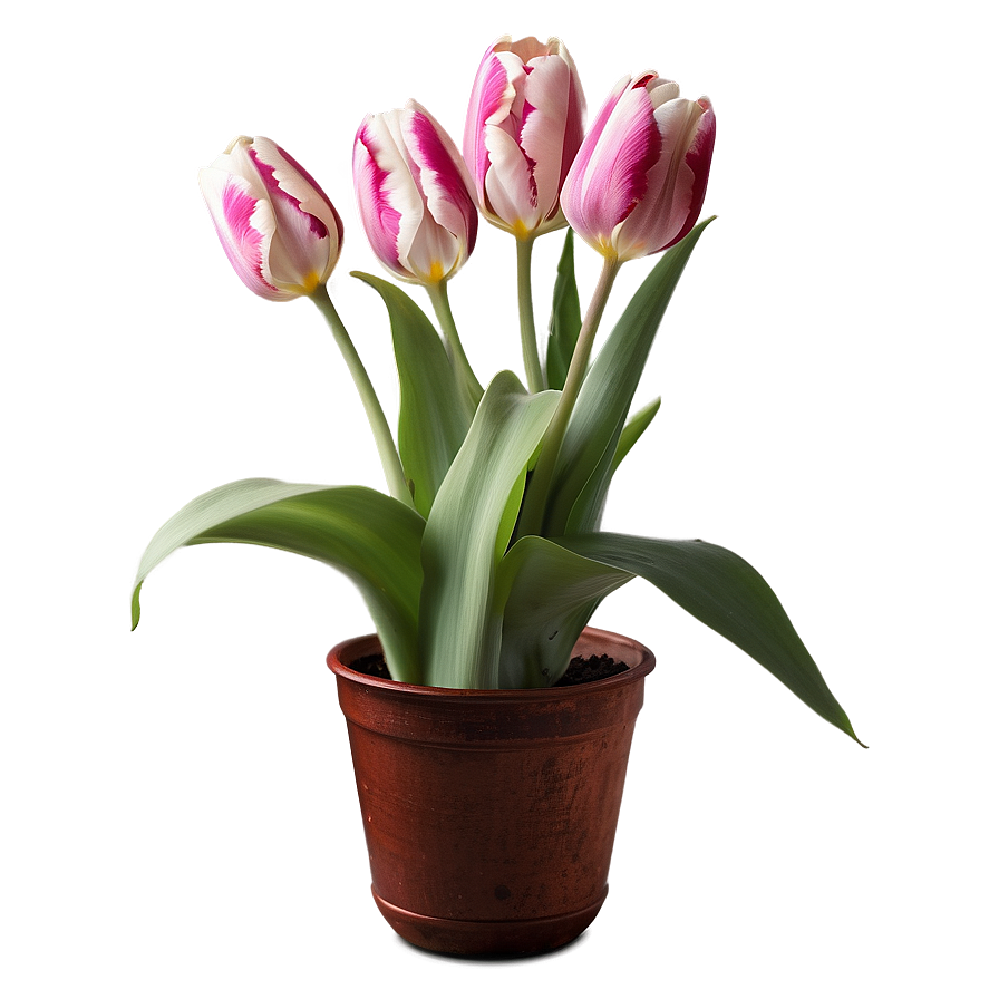 Tulip In Pot Png 42