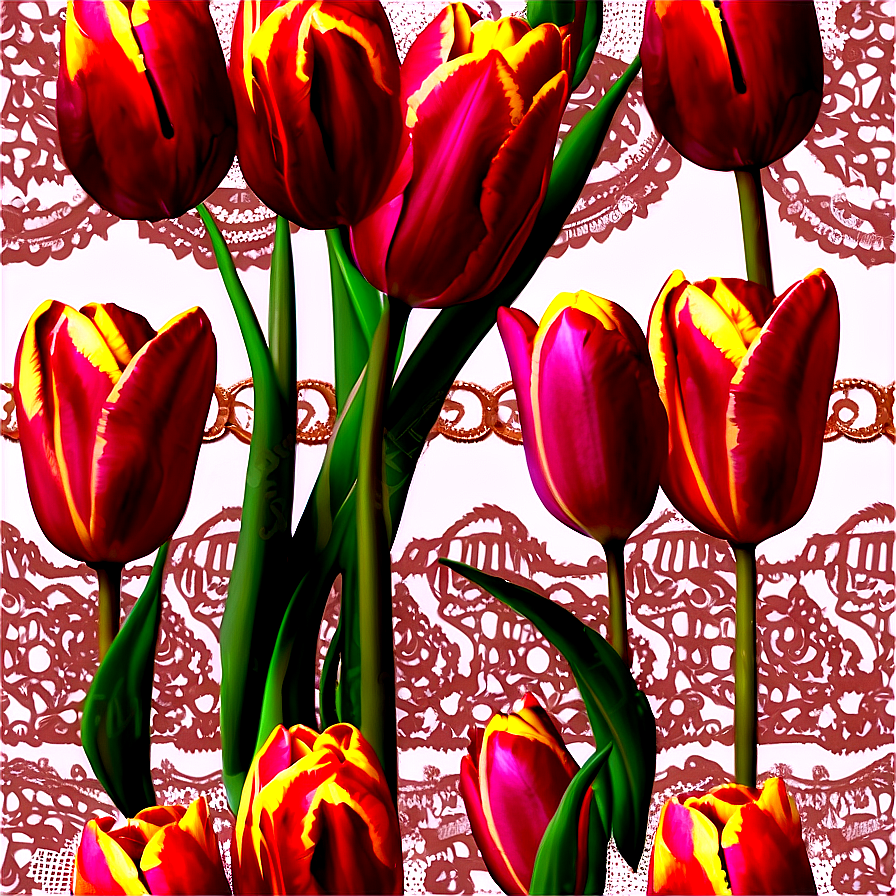 Tulips And Lace Png Dif48