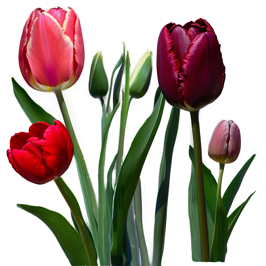 Tulips And Sky Png 83