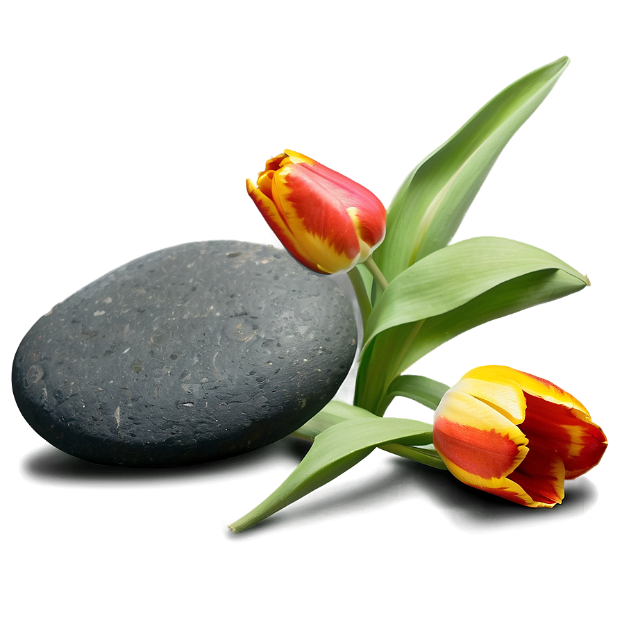 Tulips And Stones Png 05242024