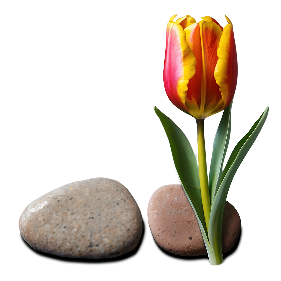 Tulips And Stones Png 62